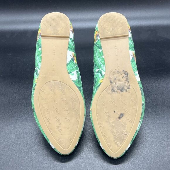 Kelly and Katie Decotis Tropical Flats Womens size 6 office vacation palm leaf - Picture 8 of 8